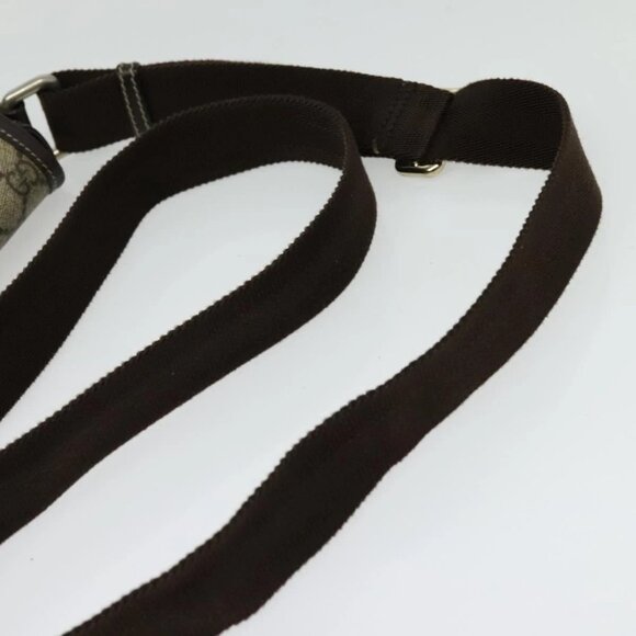 GUCCI GG Supreme Shoulder Bag PVC Beige Silver 223666 Auth ep10673 - Picture 8 of 16